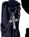 Last Rites Boot Chains | Gothic Boot Jewellery with Cross & Chains