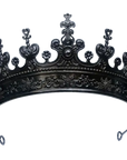 Black ornate crown Tiara