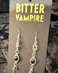 Midnight Athame Drop Earrings
