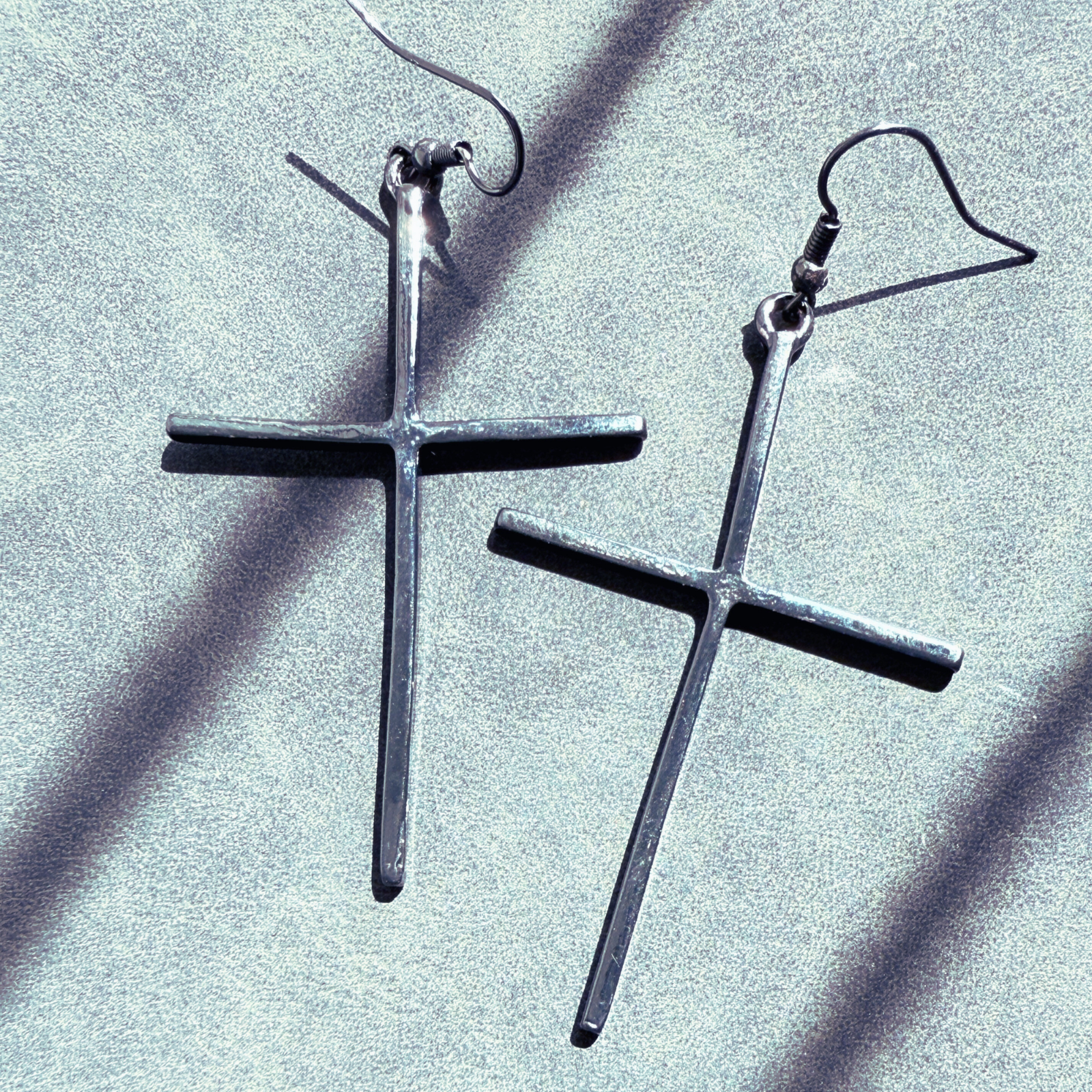 earrings Unholy Vow Earrings gothic earrings cross earrings witchy earrings