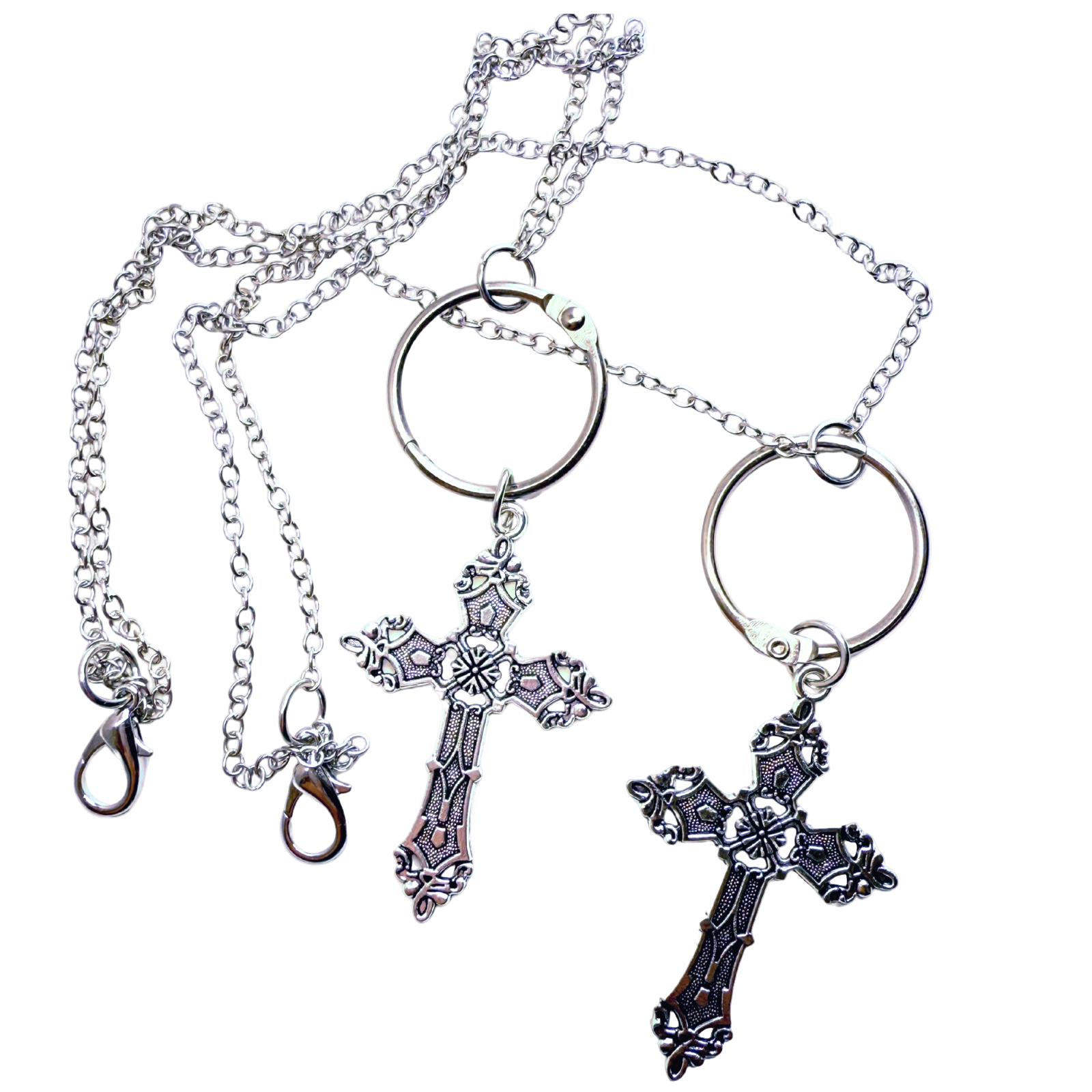 Last Rites Boot Chains | Gothic Boot Jewellery with Cross & Chains