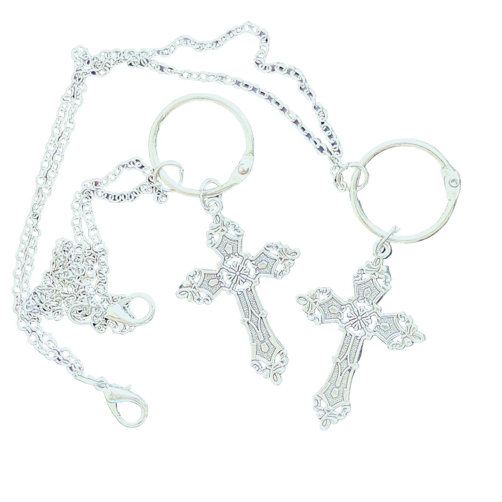 Last Rites Boot Chains | Gothic Boot Jewellery with Cross & Chains