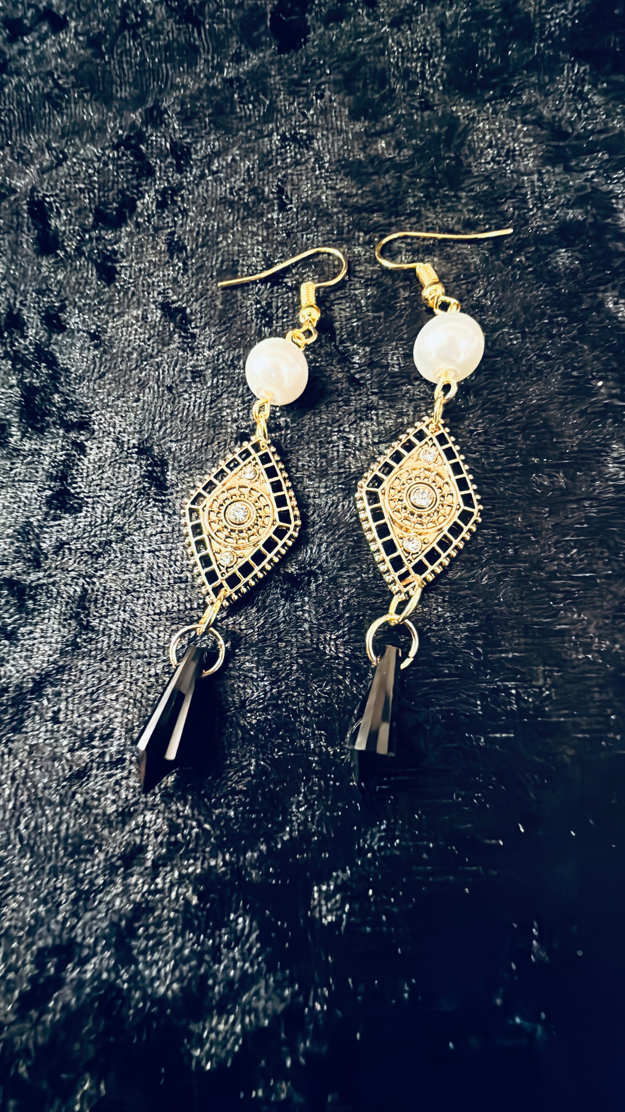 Oracle of Nightfall Earrings Gothic