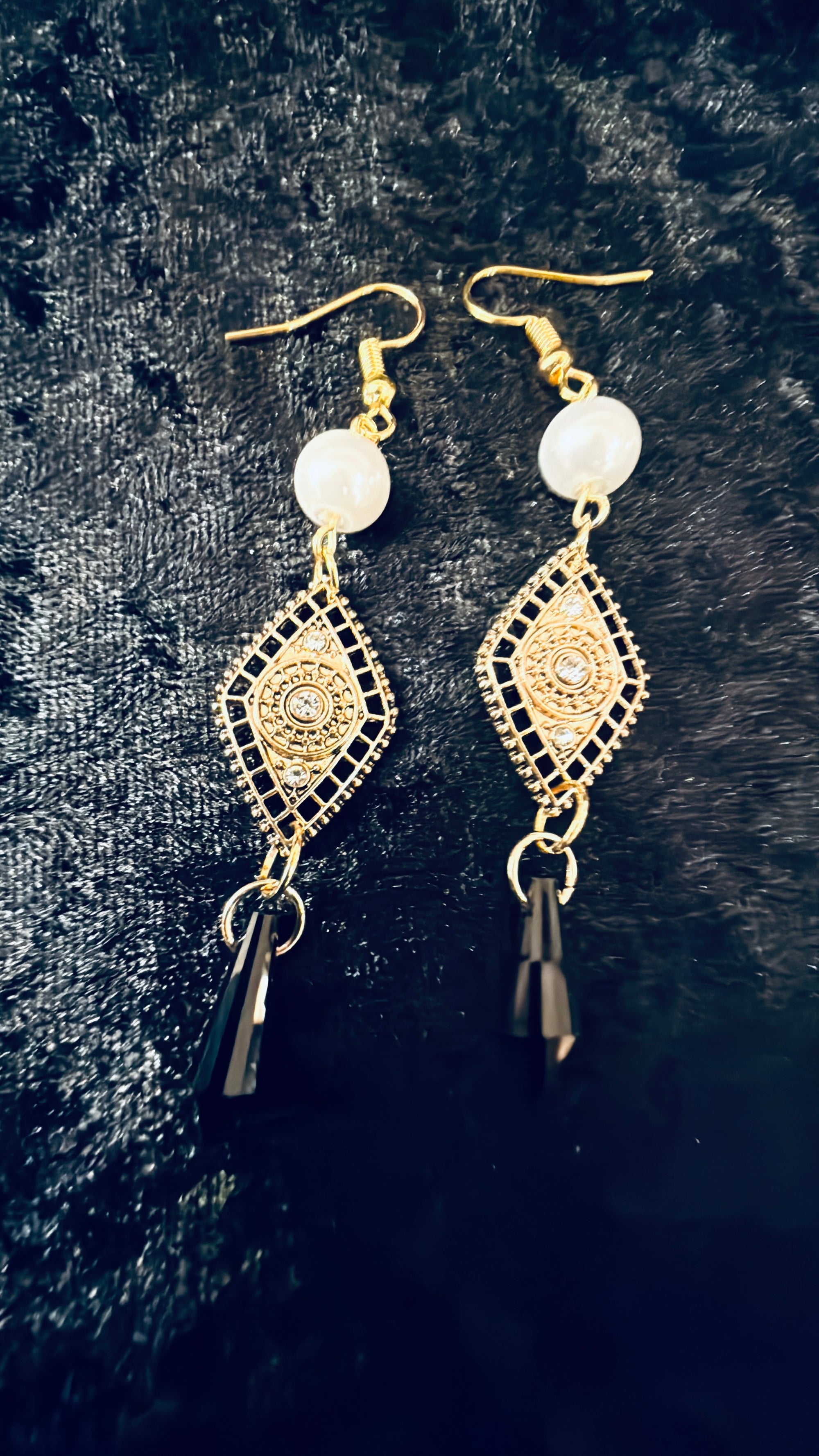 Oracle of Nightfall Earrings Gothic