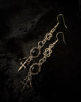 Midnight Athame Drop Earrings