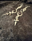 Midnight Athame Drop Earrings